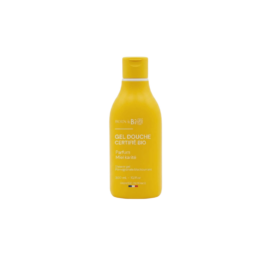 BORN TO BIO minkštinamasis, drėkinamasis ir puoselėjantis dušo gelis su medumi ir taukmedžio sviestu, 300 ml