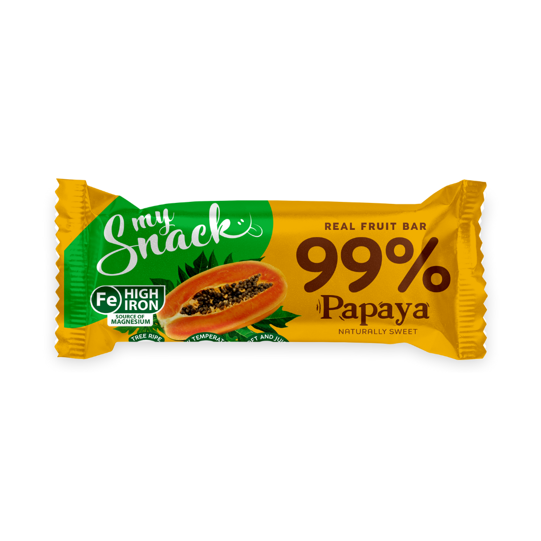 Ellyt 99 % papajų vaisių batonėlis, 30 g