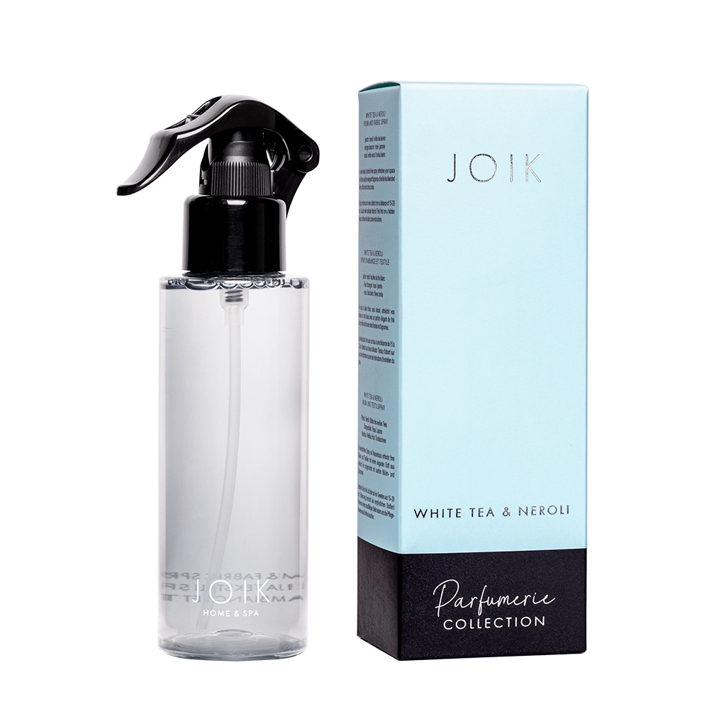JOIK vandens pagrindo kambarių ir tekstilės purškiklis White Tea & Neroli, 150 ml