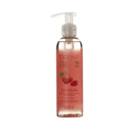 TOOFRUIT „Sensibulle“ ekologiškas lipidus atkuriantis dušo aliejus su braškėmis ir vyšniomis, 200 ml