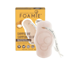 FOAMIE Kiss Me Argan kietasis šampūnas sausiems ir besišiaušiantiems plaukams su arganų ir mangų aliejumi, 80 g
