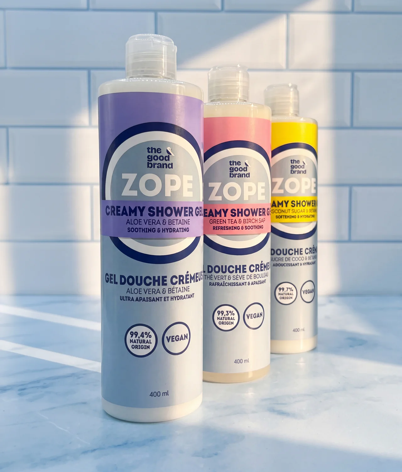 THE GOOD BRAND Zope drėkinamasis dušo gelis su kokosų cukrumi ir betainu, 400 ml - Image 3
