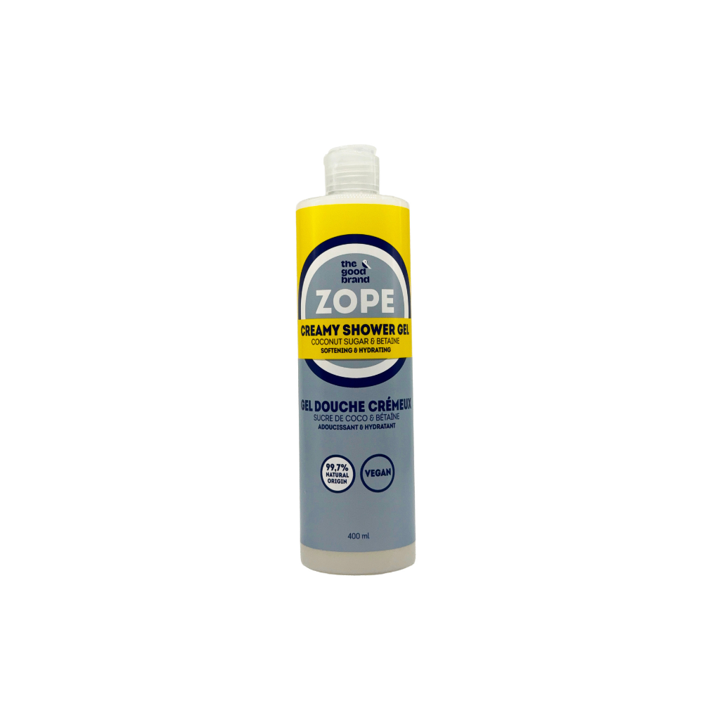 THE GOOD BRAND Zope drėkinamasis dušo gelis su kokosų cukrumi ir betainu, 400 ml