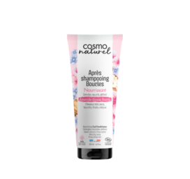 COSMO NATURAL maitinamasis balzamas garbanotiems plaukams su avokadų aliejumi, alavijais ir taukmedžio sviestu, 200 ml