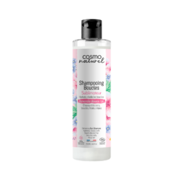 COSMO NATURAL garbanas paryškinantis šampūnas su alavijais, linų sėmenų ekstraktu ir argininu, 250 ml