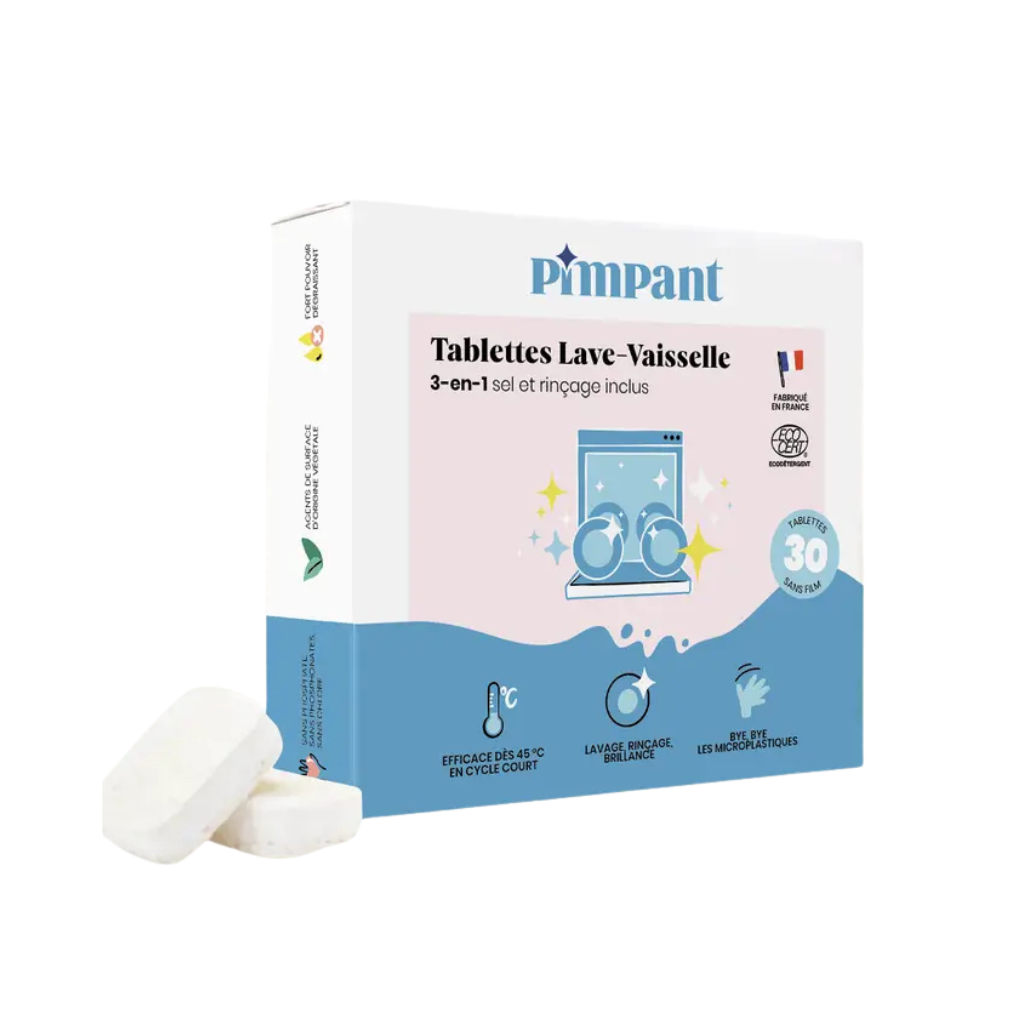 PIMPANT 3 viename indaplovių tabletės be plėvelės, 30 vnt.