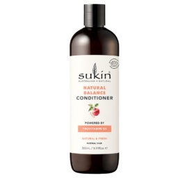 SUKIN Natural Balance obuolių kvapo kondicionierius su provitaminu B5, 500 ml