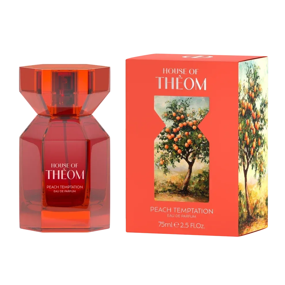 HOUSE OF THEOM „Peach Temptation“ parfumuotas vanduo su mandarinų, juodųjų serbentų ir vanilės natomis, 75 ml - Image 2