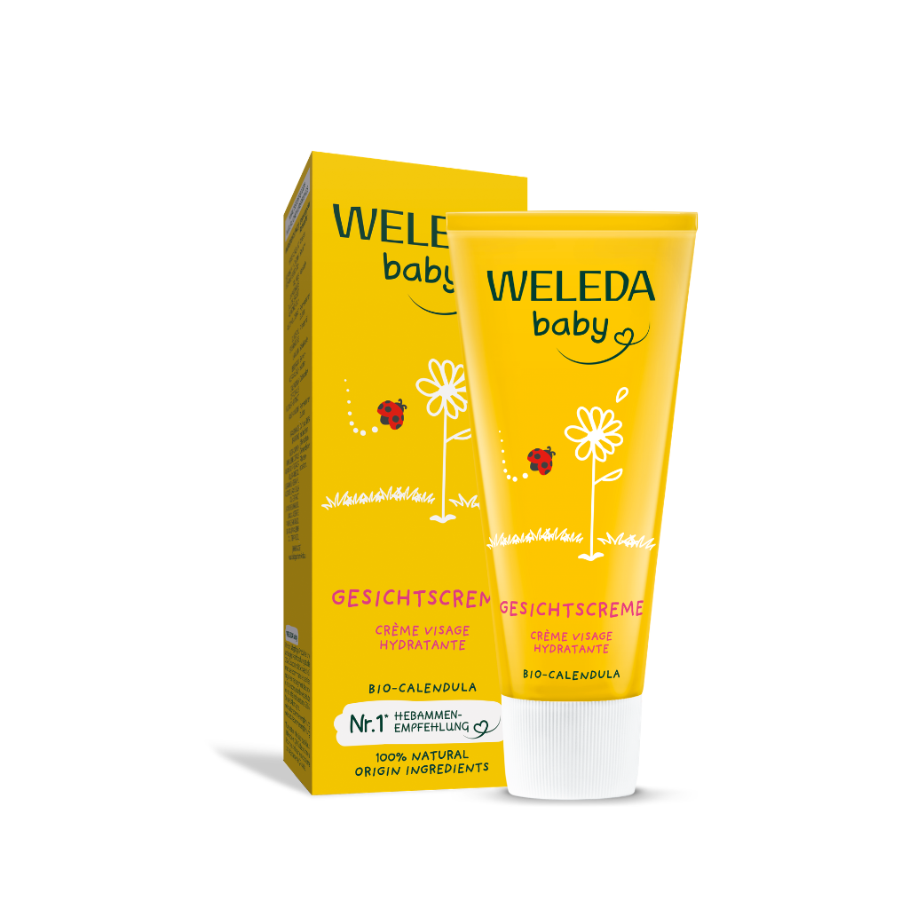 Weleda raminamasis medetkų veido kremas vaikams, 50 ml