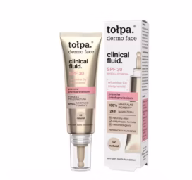 TOŁPA Dermo Face Clinical maskuojamasis kremas nuo pigmentacijos SPF30, atspalvis Natural 02, 25 ml