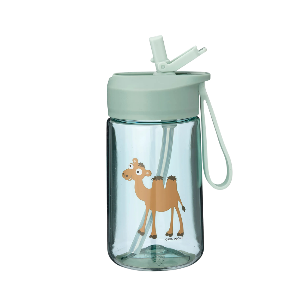 CARL OSCAR „HydraFlip™“ gertuvė Green Camel, 400 ml