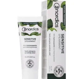 NORDICS SENSITIVE mėtų skonio dantų pasta be fluorido jautriems dantims, 75 ml